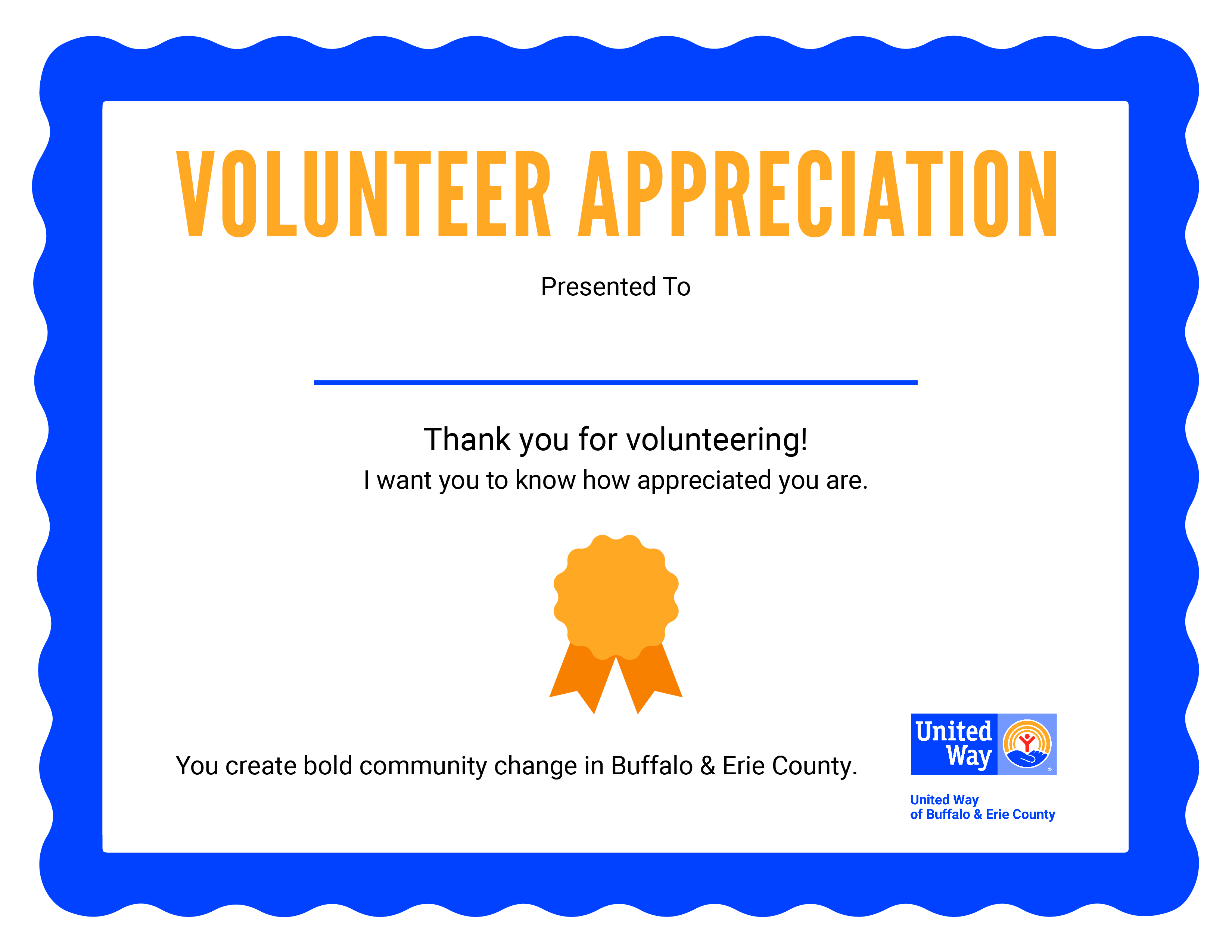 Volunteer United Way of Buffalo and Erie County